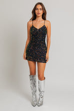 Load image into Gallery viewer, Party Goer Sequin Mini Dress

