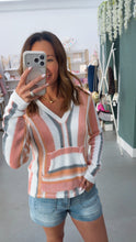 Load image into Gallery viewer, Roxanna Striped Pullover Orange
