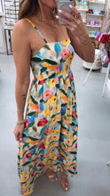 Load image into Gallery viewer, Painted Petals Maxi Dress
