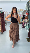 Load image into Gallery viewer, Ruffle Me Up Mixi Skirt
