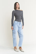 Load image into Gallery viewer, Mazzy High Waist Barrel Jean
