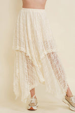 Load image into Gallery viewer, Delicate Floral Lace Midi Skirt
