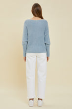 Load image into Gallery viewer, Shrug Fuzzy Sweater Lt. Blue
