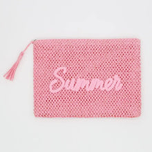 Load image into Gallery viewer, Straw Summer Pouch
