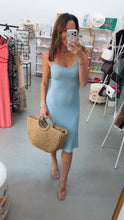 Load image into Gallery viewer, Blue Summer Mini Dress
