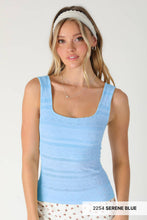 Load image into Gallery viewer, Lace Textured Square Tank
