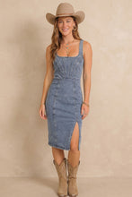 Load image into Gallery viewer, Nashville Nights Denim Dress
