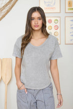 Load image into Gallery viewer, Washed Out Scoop Neck Top
