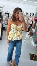 Load image into Gallery viewer, Picnic Pursuits Bubble Hem Tank
