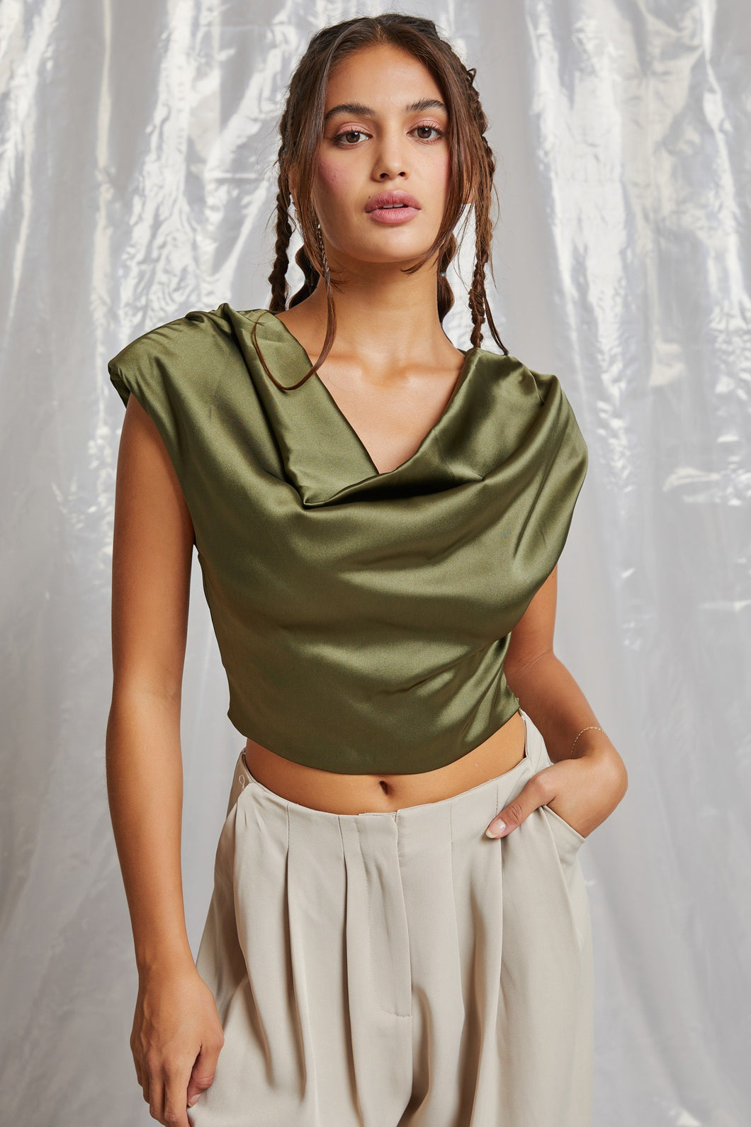 Home For The Holidays Top Olive
