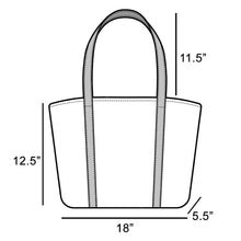 Load image into Gallery viewer, Large Studded Trim Tote Bag

