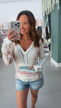 Load image into Gallery viewer, Roxanna Striped Pullover Pink
