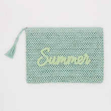 Load image into Gallery viewer, Straw Summer Pouch
