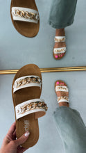 Load image into Gallery viewer, Seeing Double Sandal Ivory
