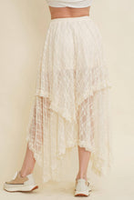 Load image into Gallery viewer, Delicate Floral Lace Midi Skirt

