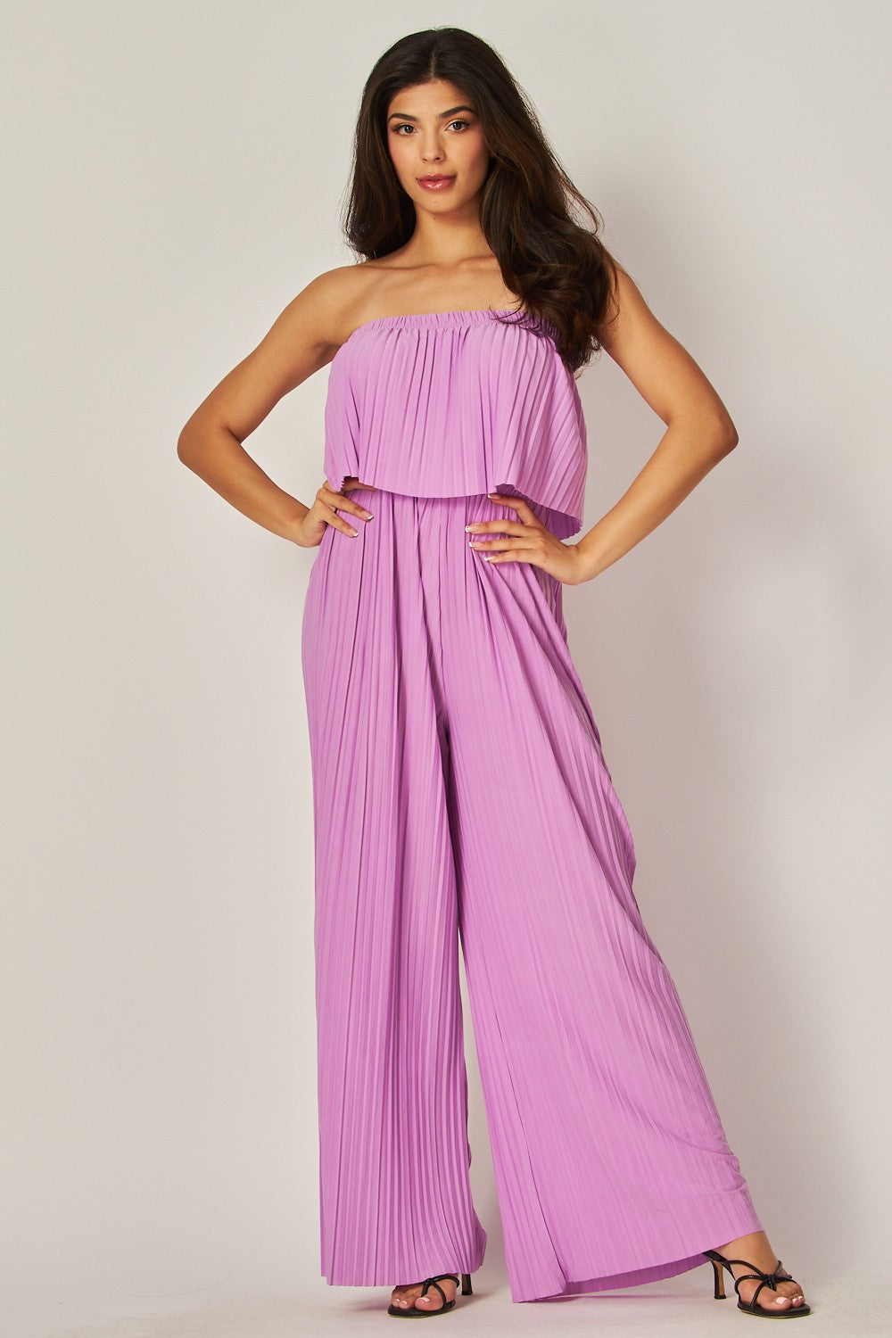 One And Done Jumpsuit Lilac