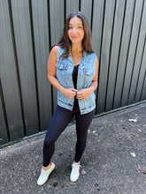Load image into Gallery viewer, Morgan Sleeveless Denim Vest

