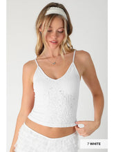 Load image into Gallery viewer, Sara Lace Cami O/S
