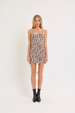 Load image into Gallery viewer, Pretty Little Leopard Mini Dress
