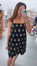 Load image into Gallery viewer, Stamped Floral Mini Dress
