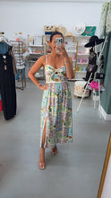 Load image into Gallery viewer, Palm Postcard Midi Dress
