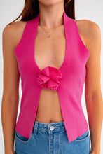 Load image into Gallery viewer, Rose Detail Sweater Top

