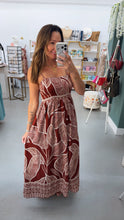 Load image into Gallery viewer, Rustic Fall Maxi Dress
