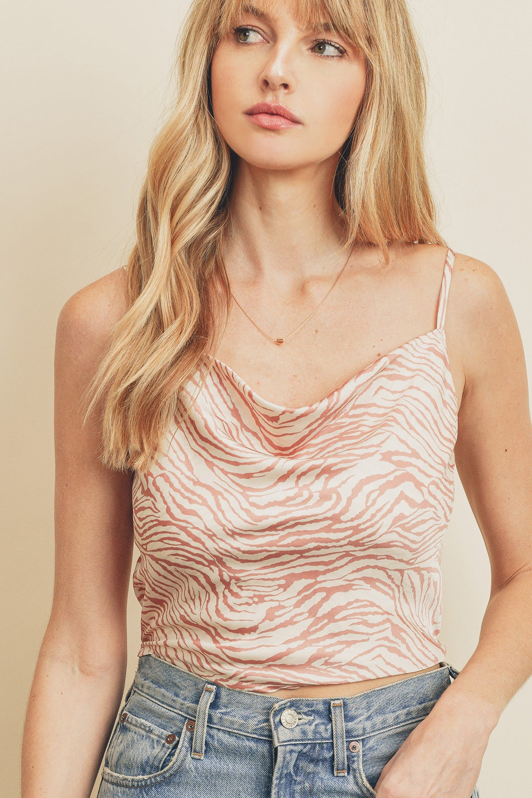 Soft Touch Cowl Neck Cami
