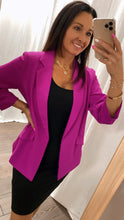 Load image into Gallery viewer, Dress To Impress Blazer Magenta
