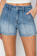 Load image into Gallery viewer, Dressy Denim High Rise Shorts
