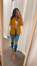 Load image into Gallery viewer, Dress To Impress Blazer Mustard
