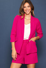 Load image into Gallery viewer, Dress To Impress Blazer Berry Pink
