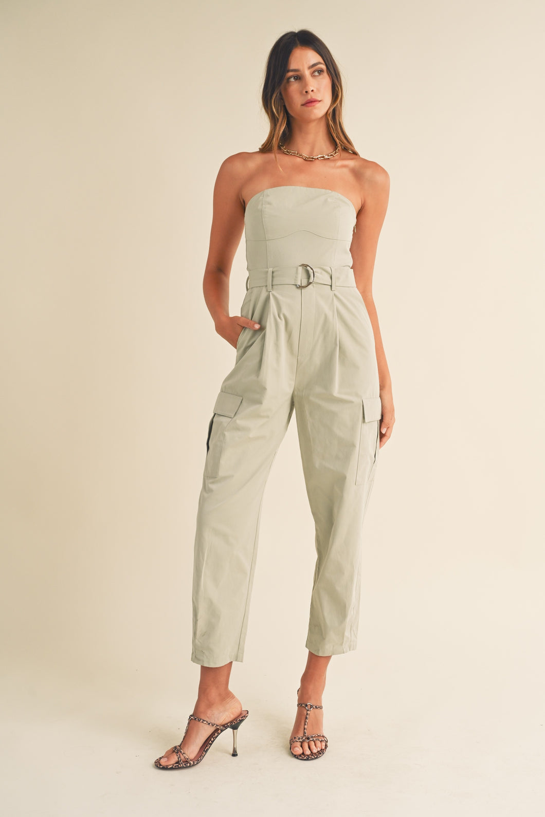 Sass With Class Cargo Jumpsuit