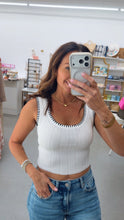 Load image into Gallery viewer, Stich Knit Crop Top
