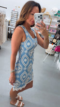 Load image into Gallery viewer, Pair Stamped Mini Dress
