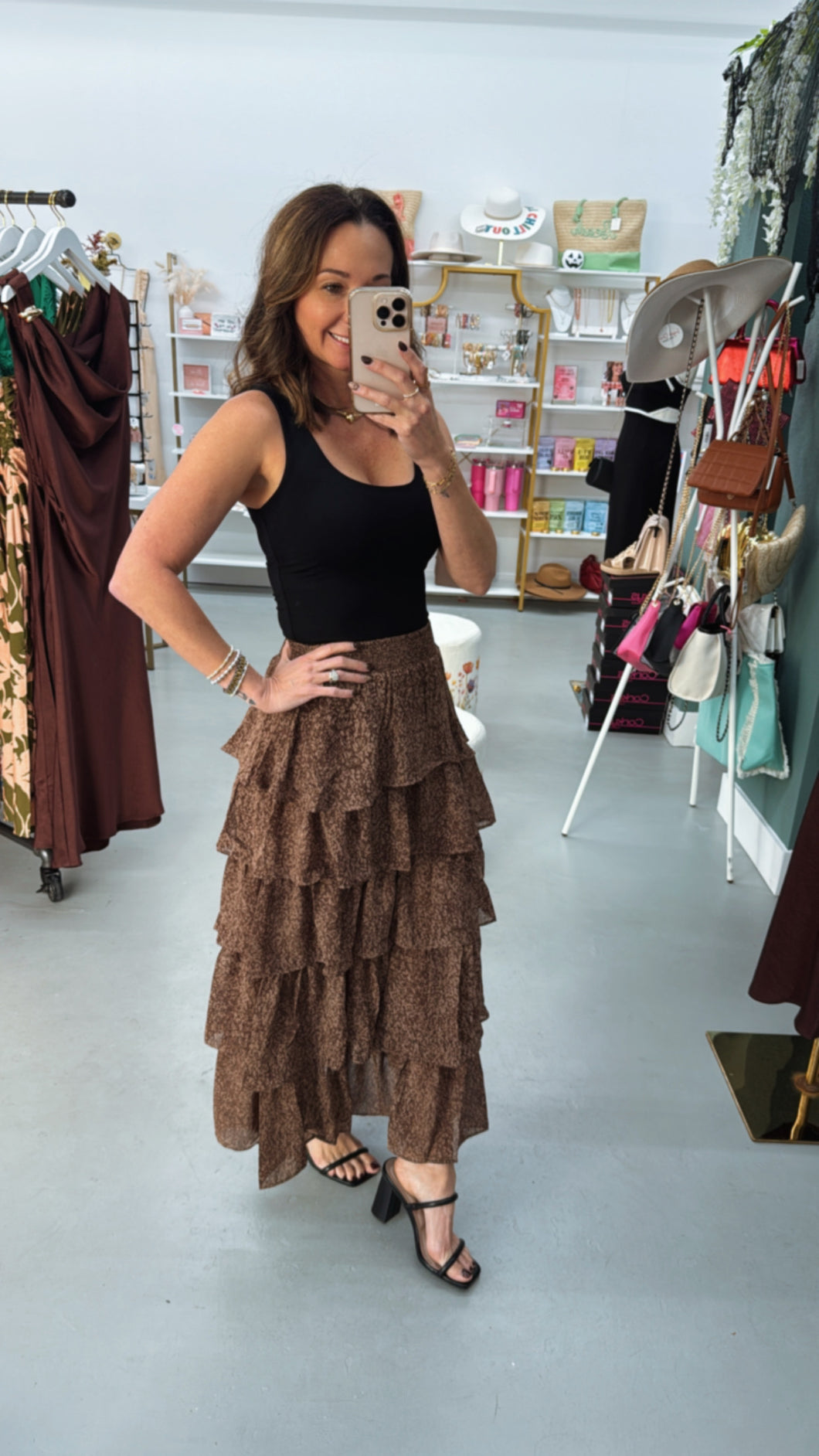 Ruffle Me Up Mixi Skirt