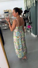 Load image into Gallery viewer, Palm Postcard Midi Dress
