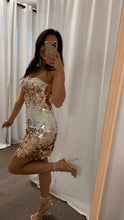 Load image into Gallery viewer, Flashy Sequin Tube Dress
