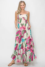Load image into Gallery viewer, Spiral Into Spring Maxi Dress
