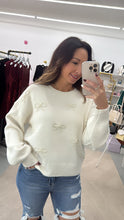 Load image into Gallery viewer, Pearly Bow Sweater
