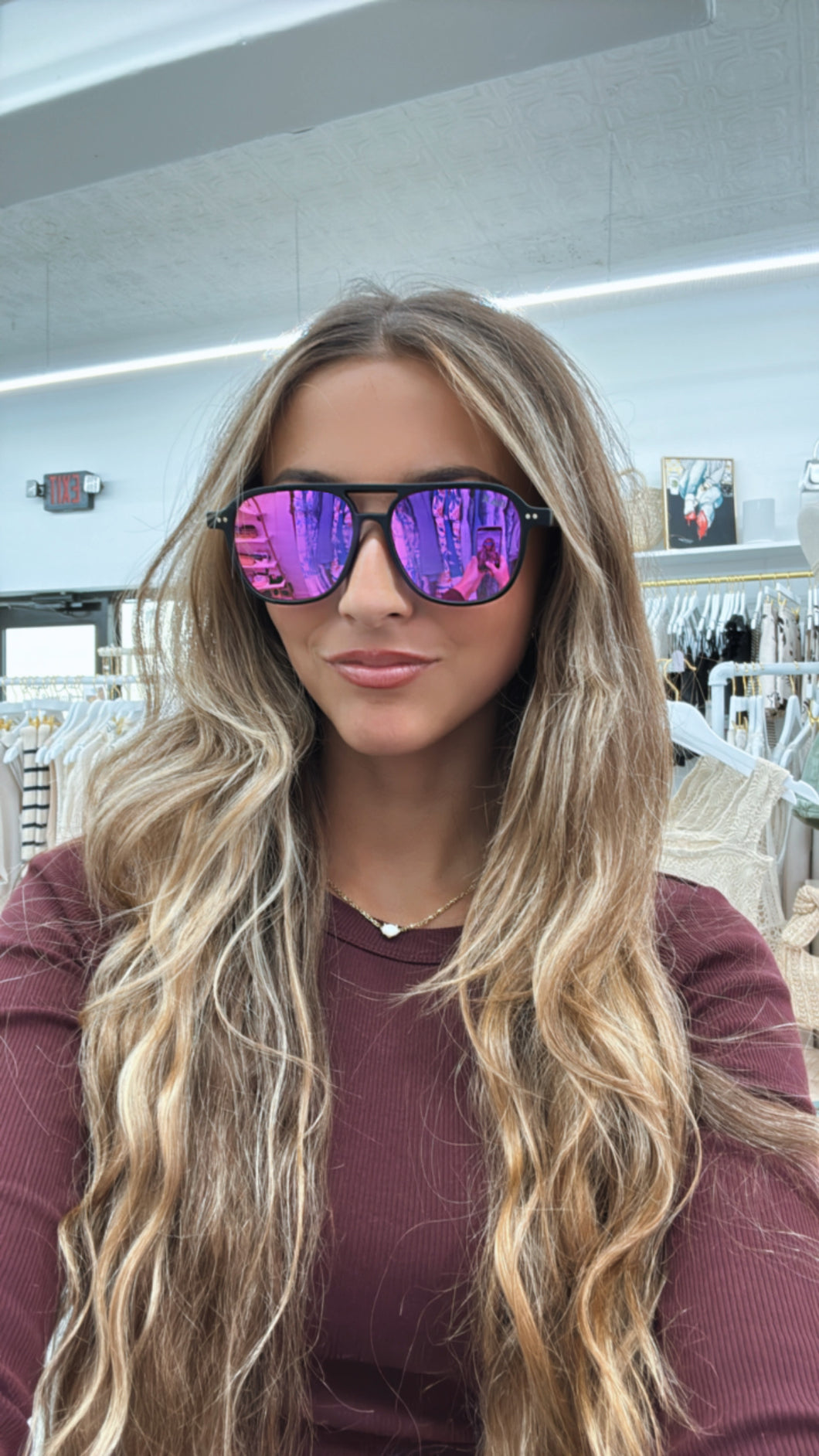 Briggs Sunglasses Hot Pink