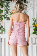 Load image into Gallery viewer, Call Out Rhinestone Tube Top Pink
