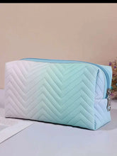 Load image into Gallery viewer, Quilted Ombre Cosmetic Bag
