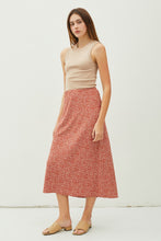 Load image into Gallery viewer, Spring Wishes Floral Skirt Red
