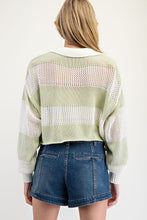 Load image into Gallery viewer, Pistachio Dreams Sweater Top
