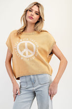 Load image into Gallery viewer, Feel The Peace Sweater Top
