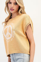 Load image into Gallery viewer, Feel The Peace Sweater Top
