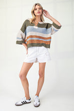 Load image into Gallery viewer, Best Stripes Sweater Top
