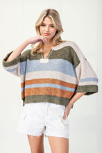 Load image into Gallery viewer, Best Stripes Sweater Top
