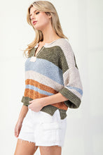 Load image into Gallery viewer, Best Stripes Sweater Top
